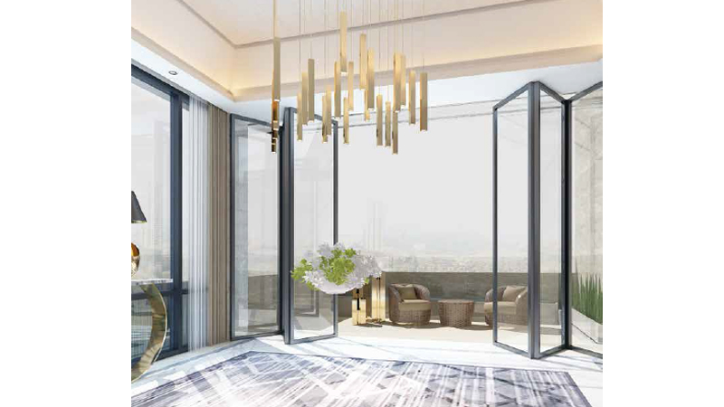 CỬA XẾP TRƯỢT HỆ 63